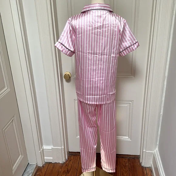 Shein Pink Striped Pajamas 🩷 - Picture 4 of 4